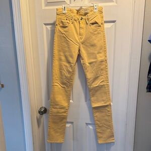 H&M Women's Light Mustard Skinny Jeans